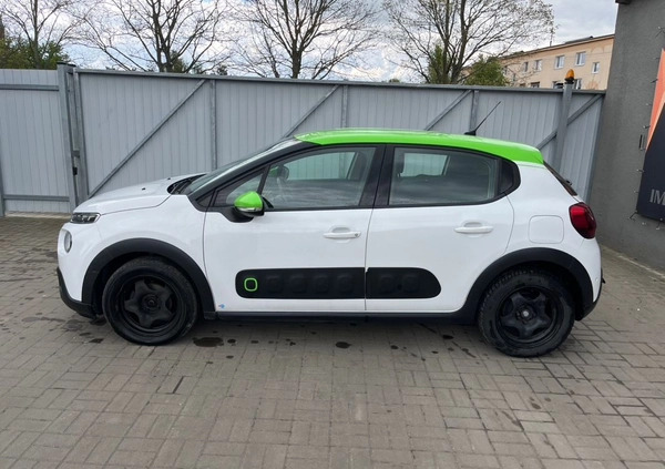 Citroen C3 cena 17700 przebieg: 198958, rok produkcji 2018 z Wojnicz małe 137
